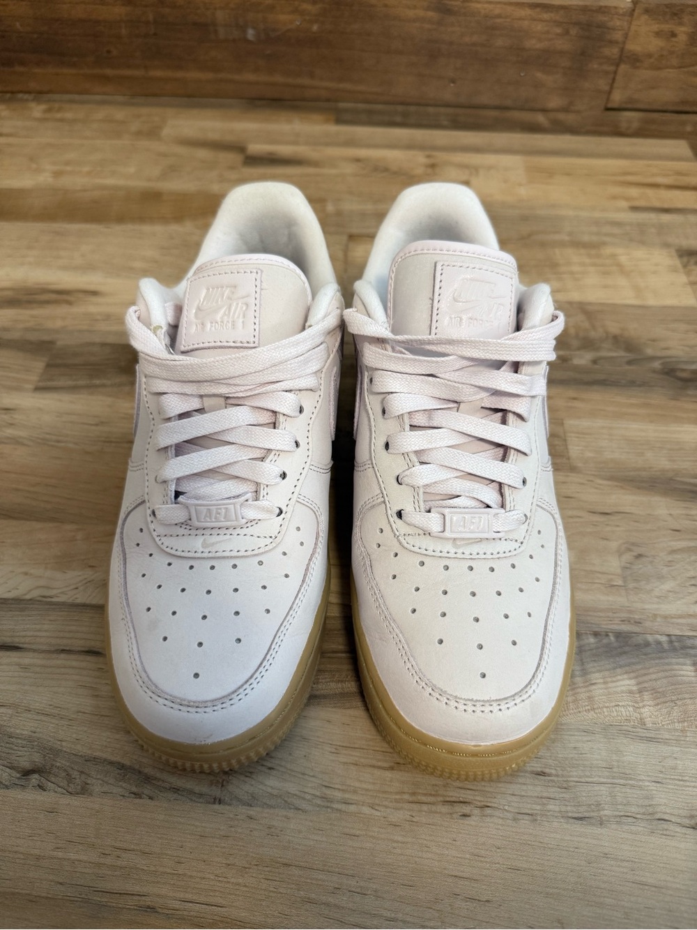 Nike Air Force 1 Low Light Pink with Gum Sole
